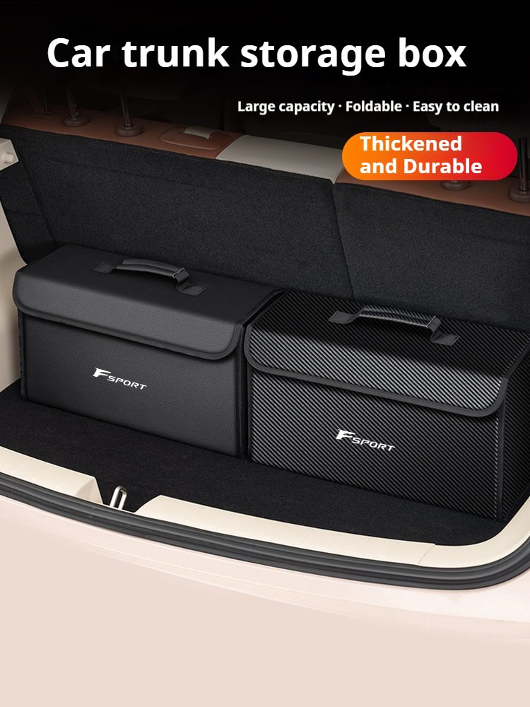 Car Trunk Organizer Foldable Storage Box - For Lexus F Sport ES RX