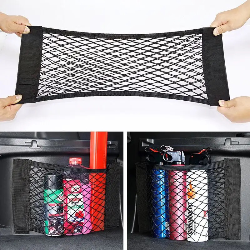 Car Trunk Organizer Foldable Storage Box - Car Back Rear Trunk Seat Elastic