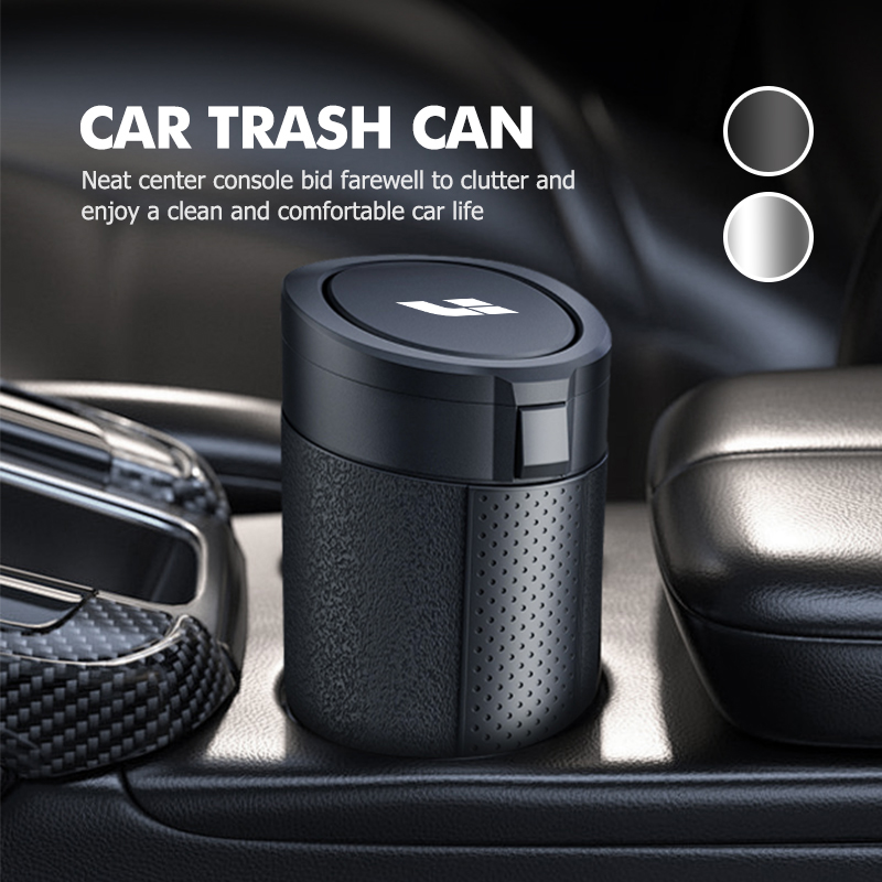 Waterproof Car Trash Can With Lid - Car Trash Can Durable Waterproof ABS