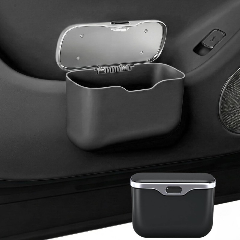 Waterproof Car Trash Can With Lid - Car Trash Can with Lid Leakproof