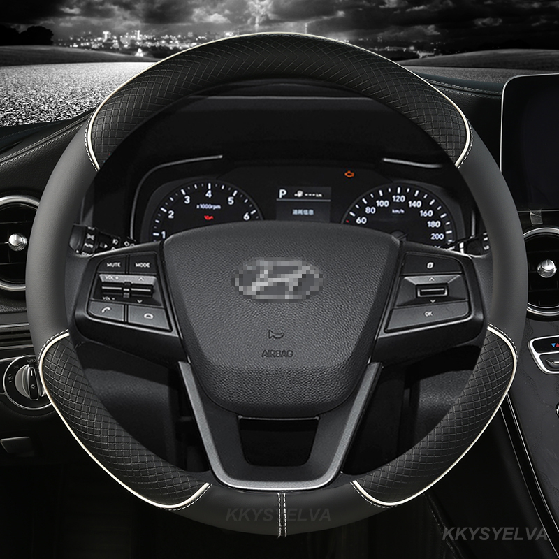 Car Steering Wheel Cover Anti Slip Breathable - Microfiber Leather Car Steering Wheel Cover