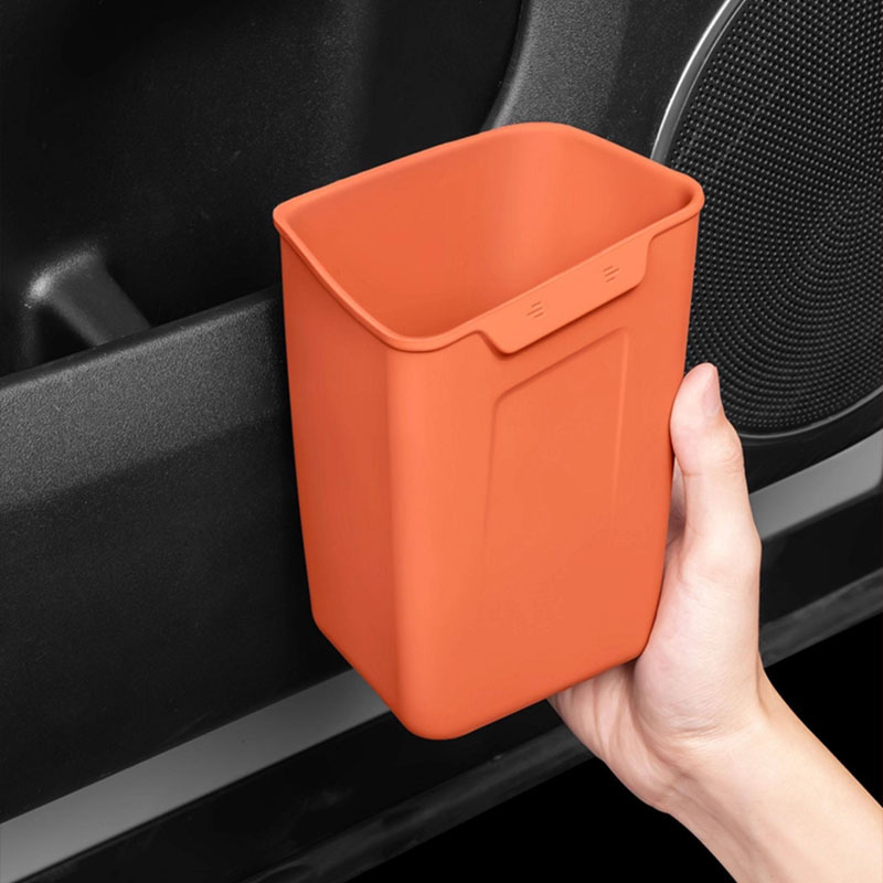 Waterproof Car Trash Can With Lid - Universal Car Door Trash Can Mini