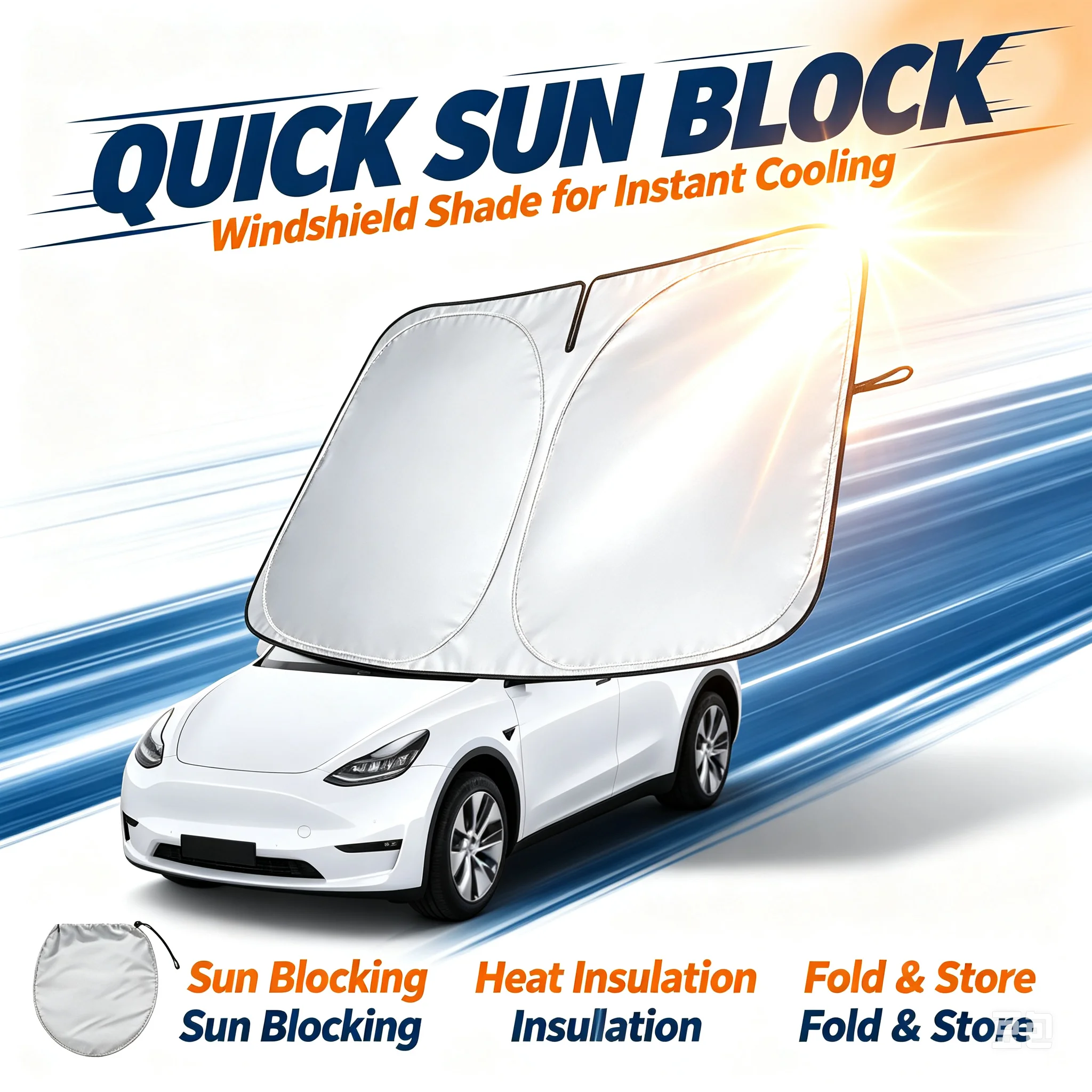 Car Sunshade UV Reflection Win - Car Sunshade Windshield Umbrella Foldable review and price