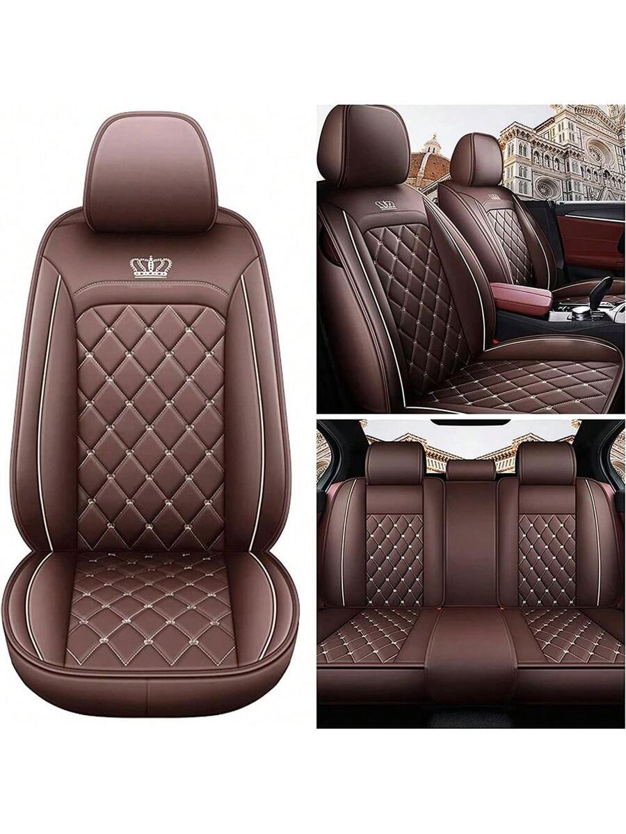 PU Leather Car Seat Cover Fron - Leather Car Seat Covers Full Set Universal review and price
