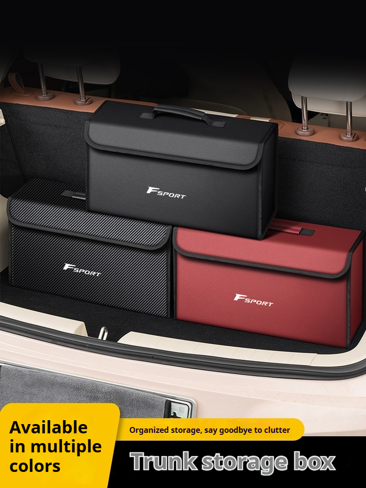 For Lexus F Sport ES RX LS500h - Car Trunk Organizer Foldable Storage Box review and price