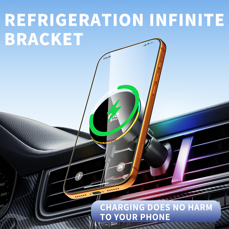 qi2.2 25W Car Wireless Charger - Magnetic Phone Holder For Car Vent review and price