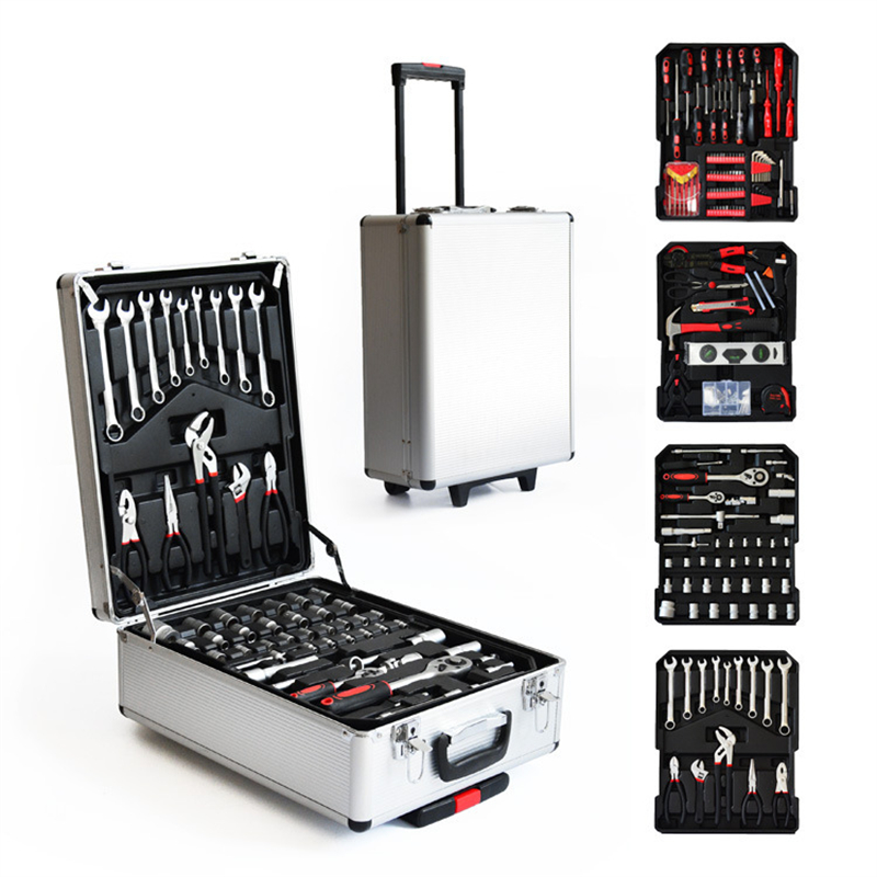 186 Pieces Aluminum Case Troll - Auto Repair Tools review and price