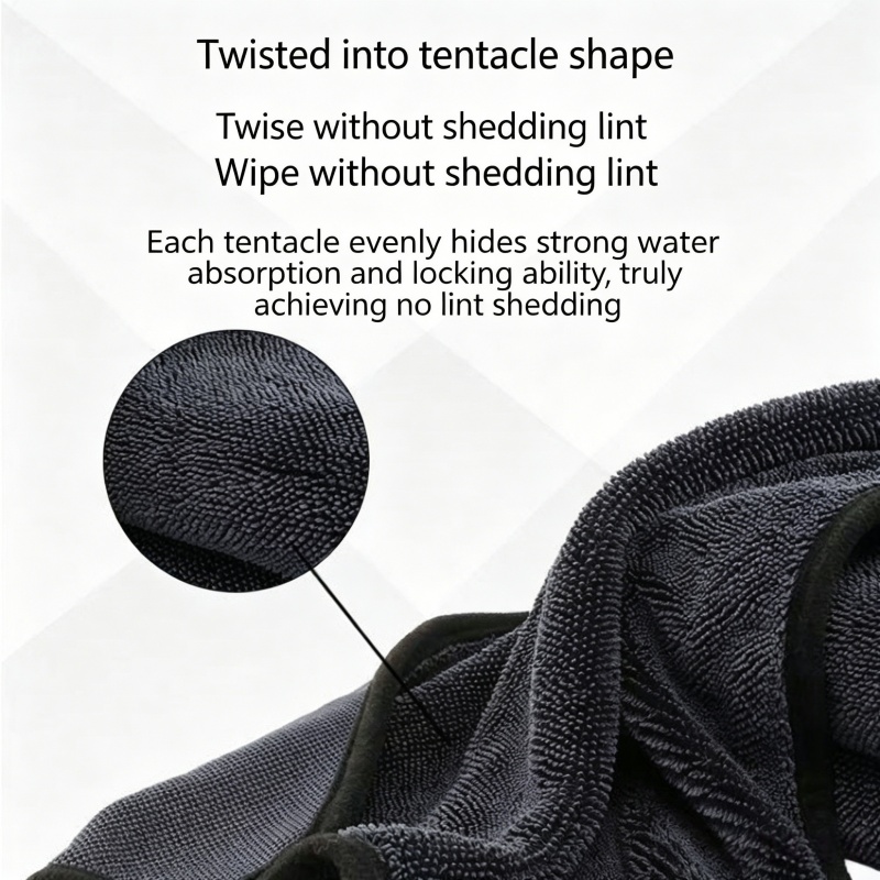 1300GSM Twist Loop Microfiber  - Microfiber Car Drying Towel Super Absorbent review and price
