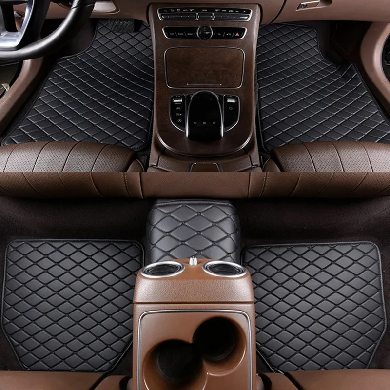 Car Floor Mats 5Pcs Universal  - Car Floor Mats Universal Waterproof Leather review and price
