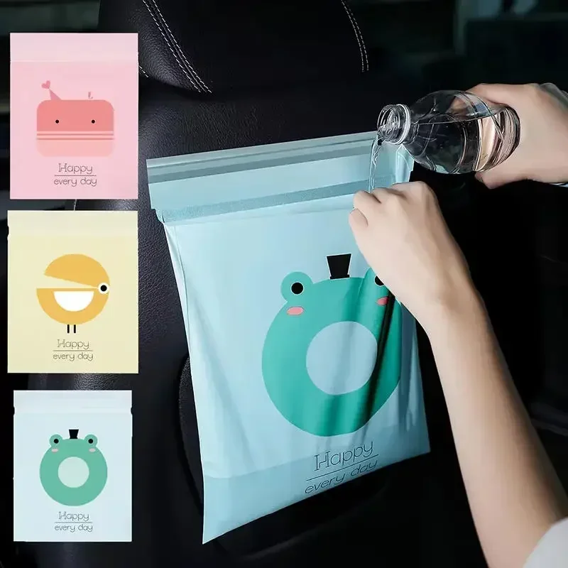 Car Trash Bag 15 Pcs Disposabl - Waterproof Car Trash Can With Lid review and price