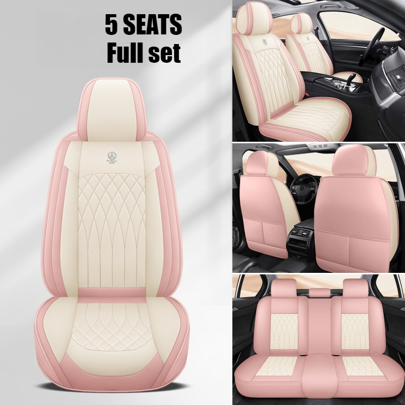 5-Seater Full Set of Universal - Leather Car Seat Covers Full Set Universal review and price