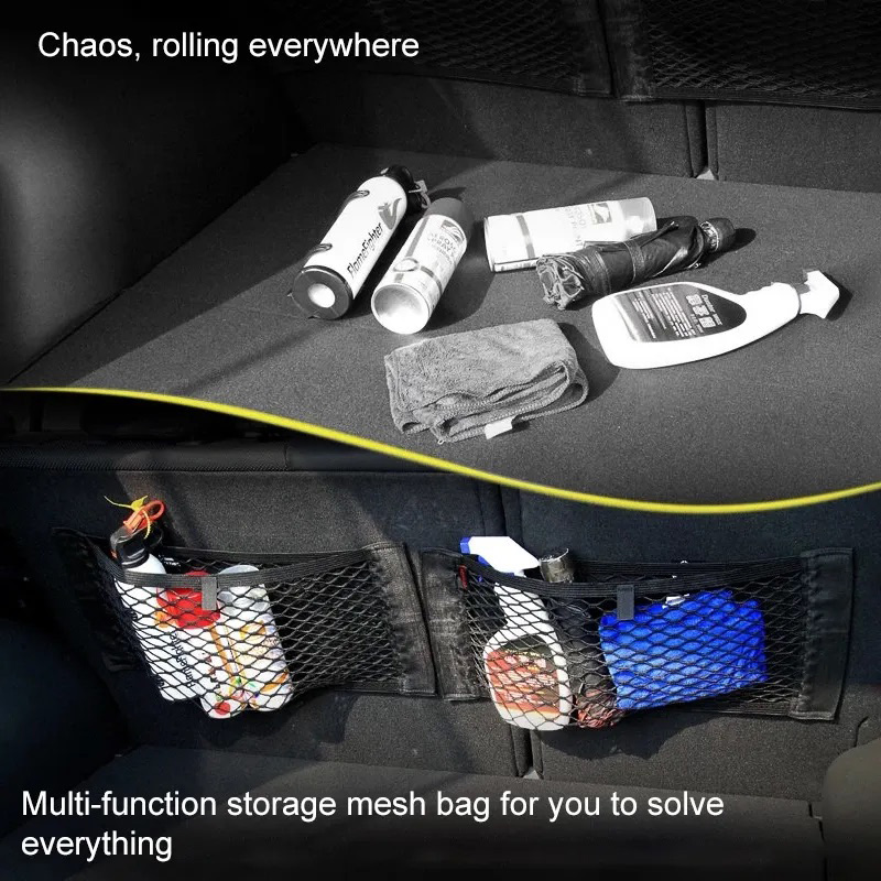 Car Back Rear Trunk Seat Elast - Car Trunk Organizer Foldable Storage Box review and price