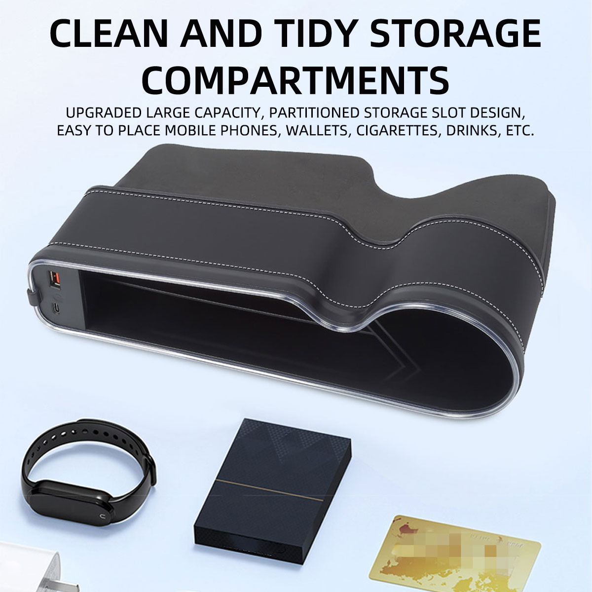 Car Seat Gap Filler Cup Holder - Seat Gap Filler Organizer With Usb Charger review and price