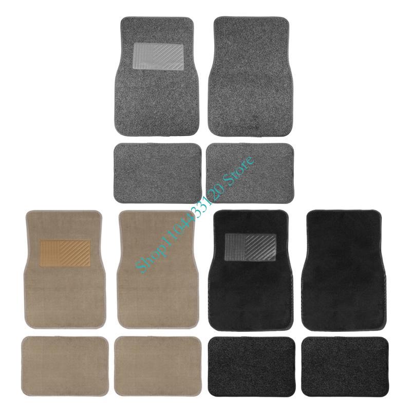 0XXD 4PCS Universal Car Floor  - Car Floor Mats Universal Waterproof Leather review and price