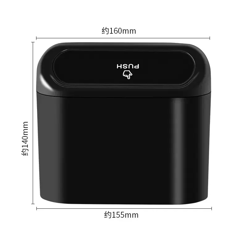 Mini Car Trash Can with Push-O - Waterproof Car Trash Can With Lid review and price