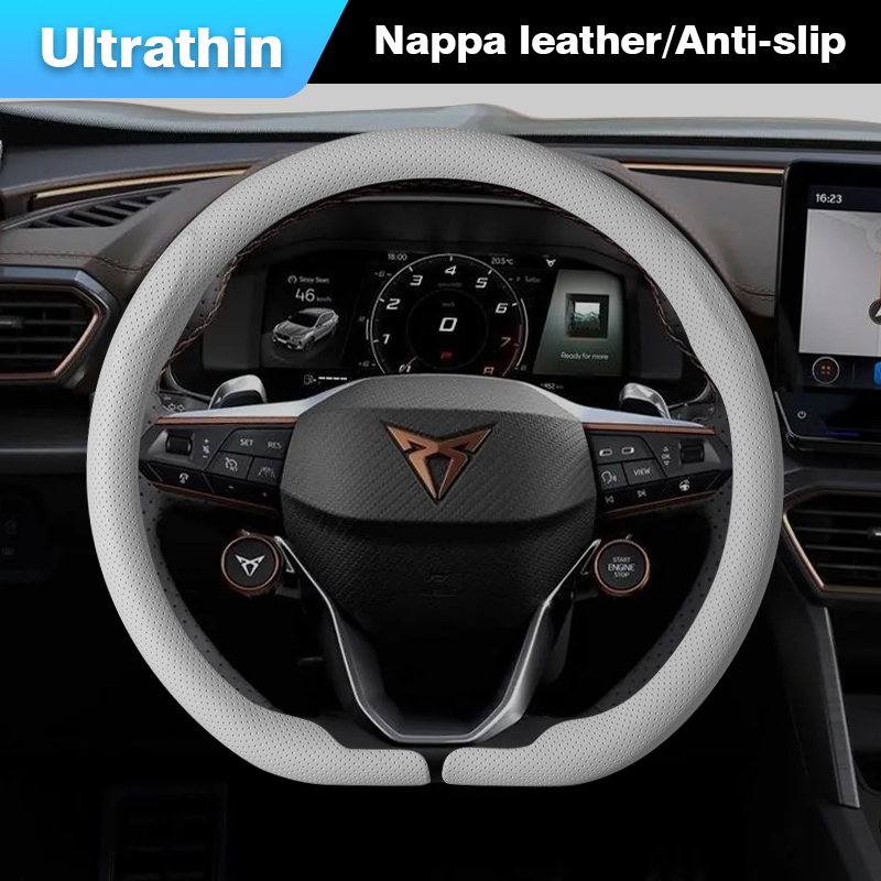 Compatible with Cupra Tavascan - Car Steering Wheel Cover Anti Slip Breathable review and price