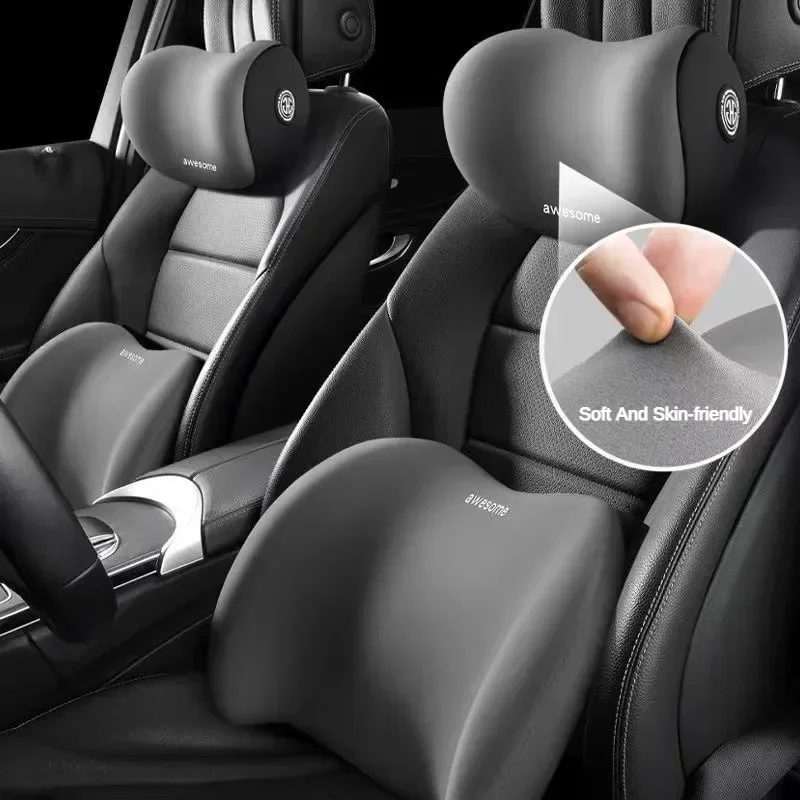 Car Headrest Lumbar Support Me - Memory Foam Car Neck Pillow Lumbar Support review and price