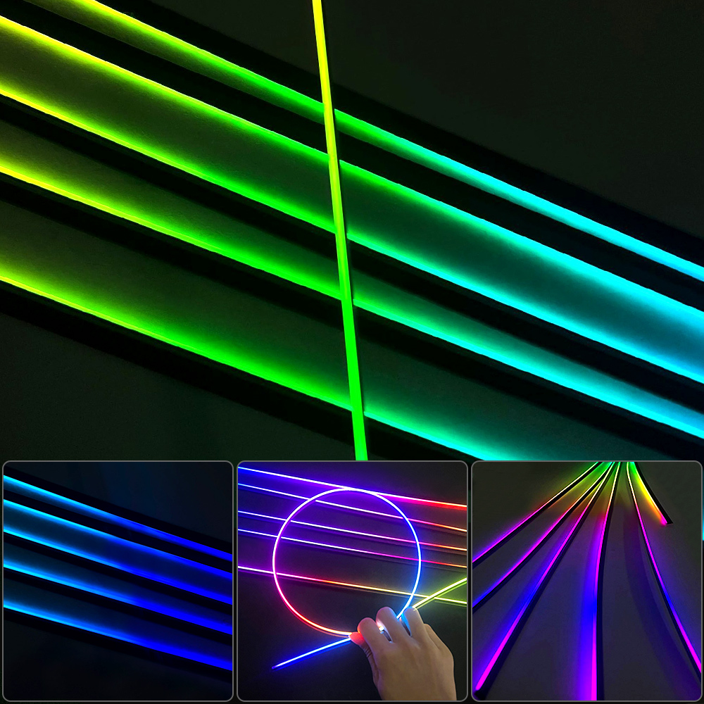 18 in 1 64 Color RGB Symphony  - Led Ambient Interior Car Lights App Control review and price