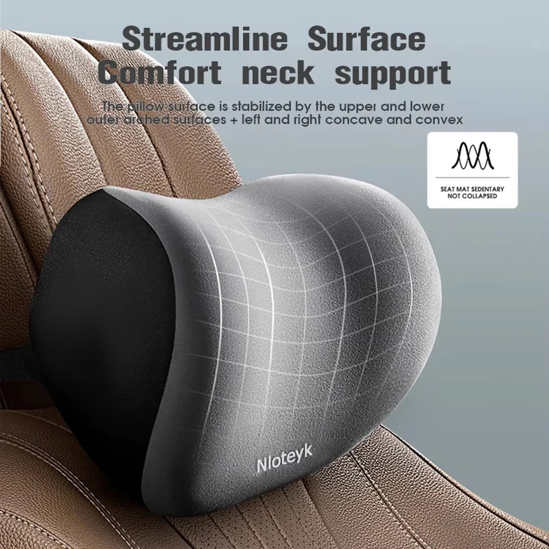 Car Neck Pillow Memory Foam Pr - Memory Foam Car Neck Pillow Lumbar Support review and price