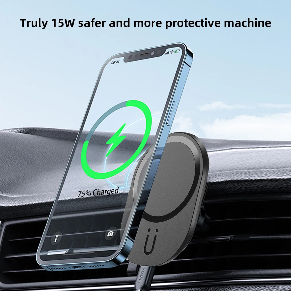 Mini Magnetic Wireless Car Cha - Magnetic Phone Holder For Car Vent review and price