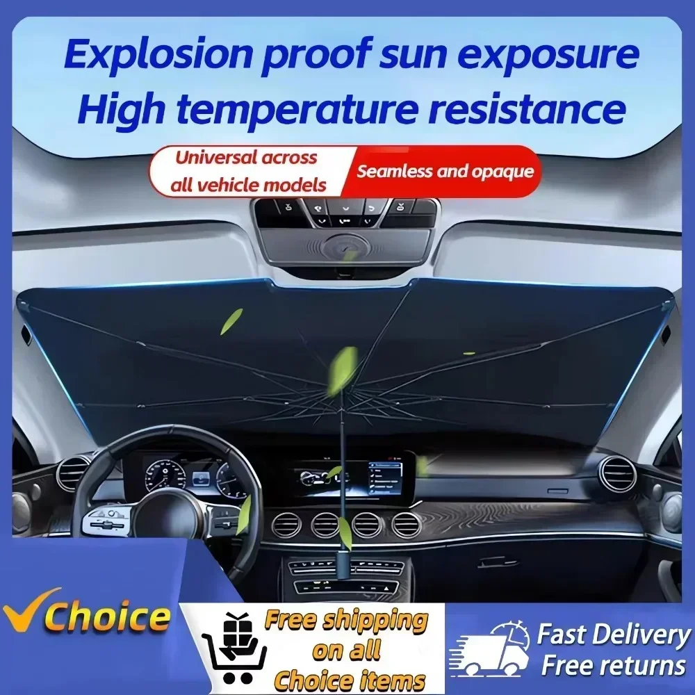 Car Windshield Sun Shade, Fold - Car Sunshade Windshield Umbrella Foldable review and price