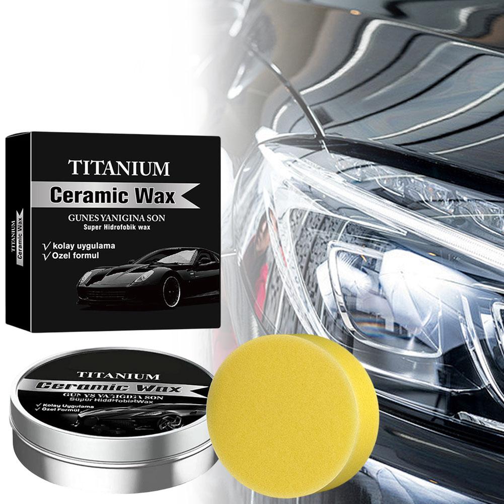 Titanium Ceramic Wax Car Coati - Car Scratch Repair Polishing Wax Paste review and price