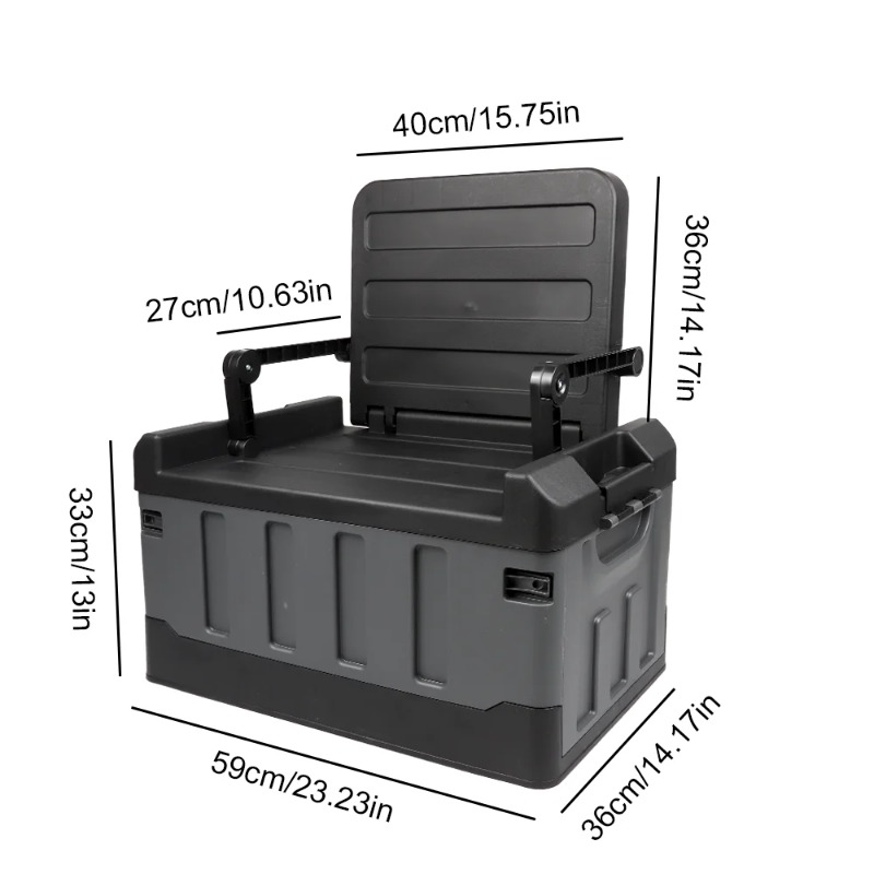 Large Foldable Storage Box Por - Car Trunk Organizer Foldable Storage Box review and price