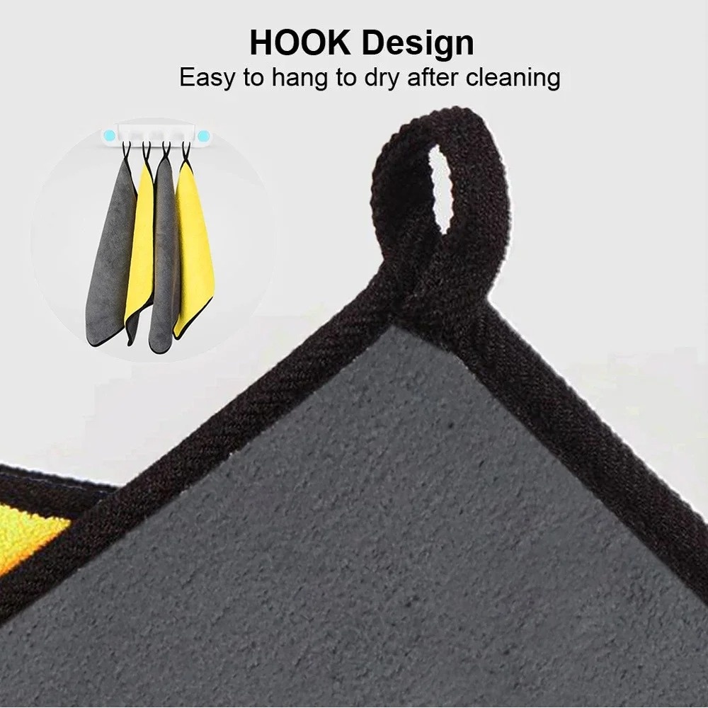 Wholesale Double Sides Car Mic - Microfiber Car Drying Towel Super Absorbent review and price