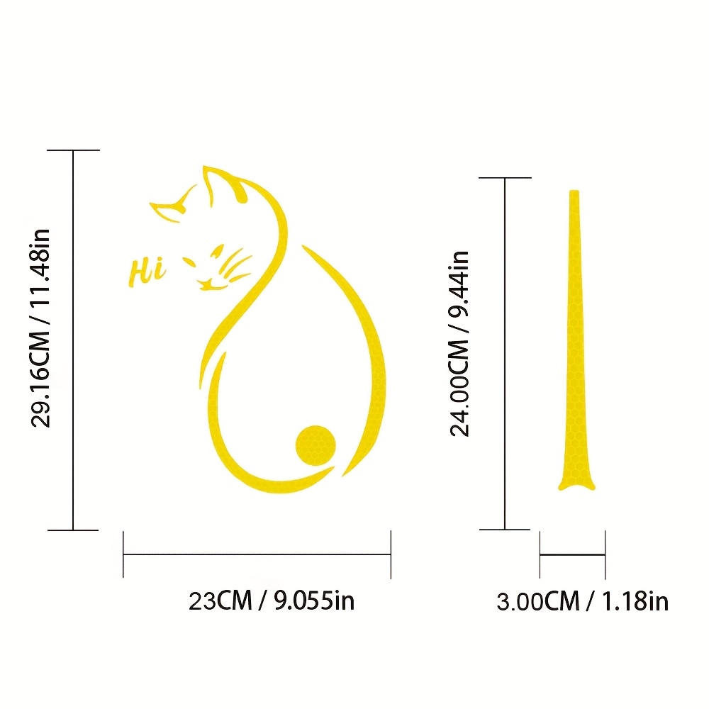 1 piece of car reflective cat  - Anti Glare Car Rearview Mirror Film review and price