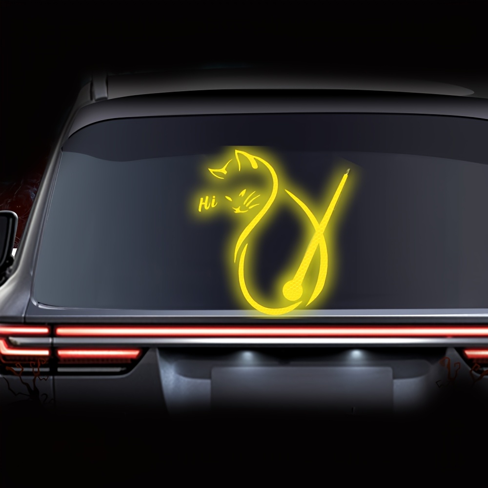 1 piece of car reflective cat  - Anti Glare Car Rearview Mirror Film review and price