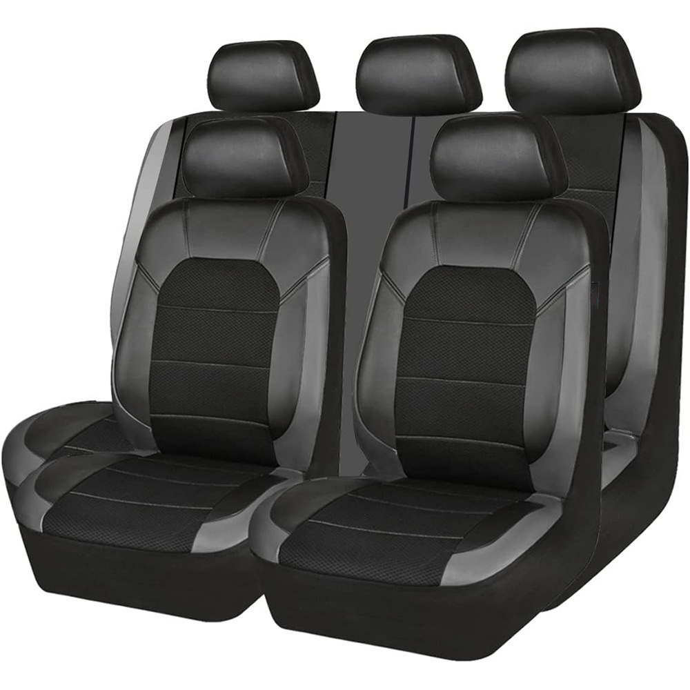 9 Pieces/set Car Seat Cover Ca - Leather Car Seat Covers Full Set Universal review and price