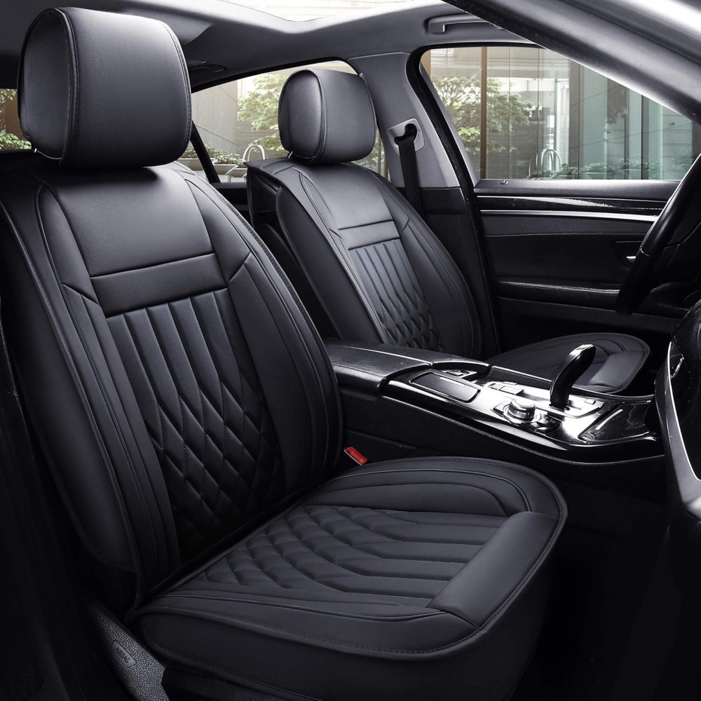 5pcs Car Seat Covers Full Set  - Leather Car Seat Covers Full Set Universal review and price
