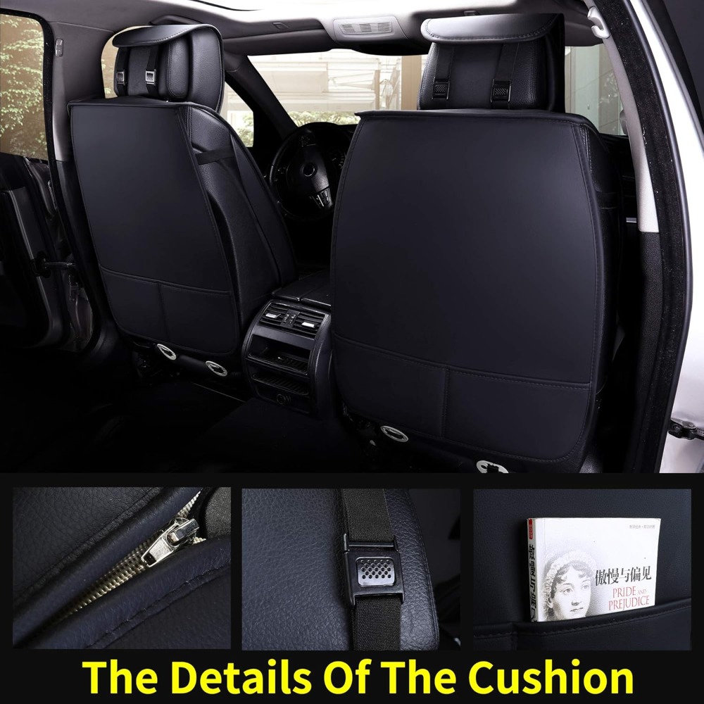 5pcs Car Seat Covers Full Set  - Leather Car Seat Covers Full Set Universal review and price