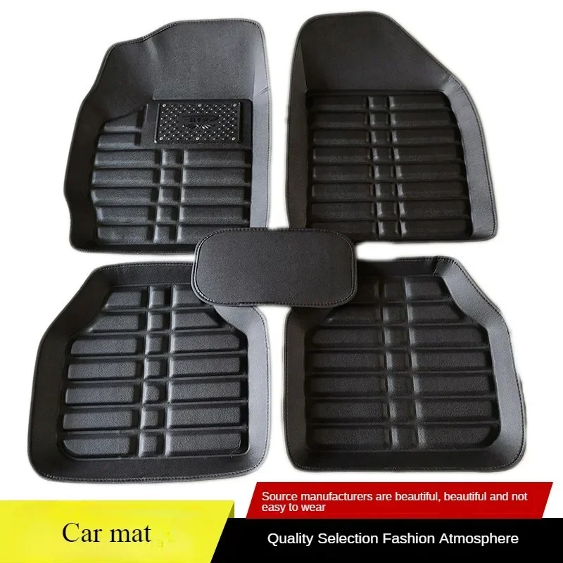 5pcs Premium Easy Clean Waterp - Car Floor Mats Universal Waterproof Leather review and price