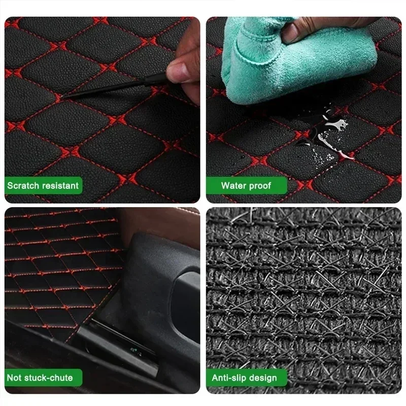Car Floor Mats 4PCS Universal  - Car Floor Mats Universal Waterproof Leather review and price
