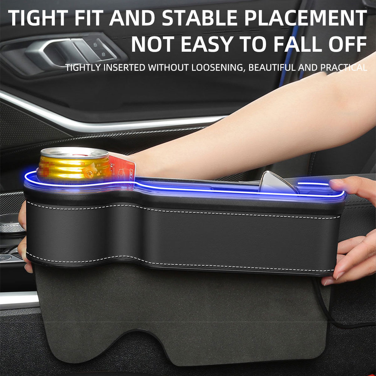Car Seat Gap Filler Cup Holder - Seat Gap Filler Organizer With Usb Charger review and price