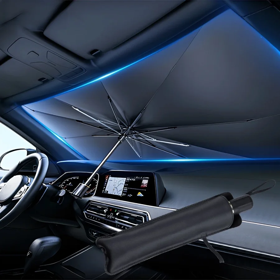 Multi Purpose Convenient Folda - Car Sunshade Windshield Umbrella Foldable review and price