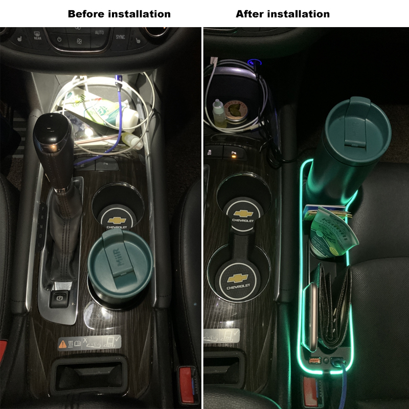 LED Car Seat Crevice Storage B - Seat Gap Filler Organizer With Usb Charger review and price