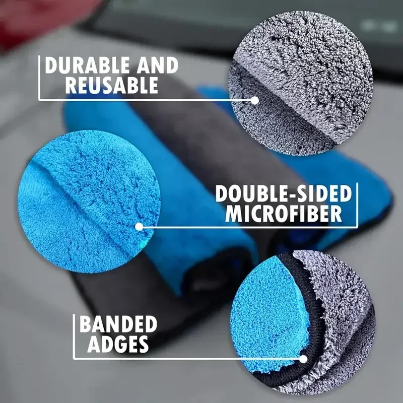 Microfiber Cleaning Towel Extr - Microfiber Car Drying Towel Super Absorbent review and price