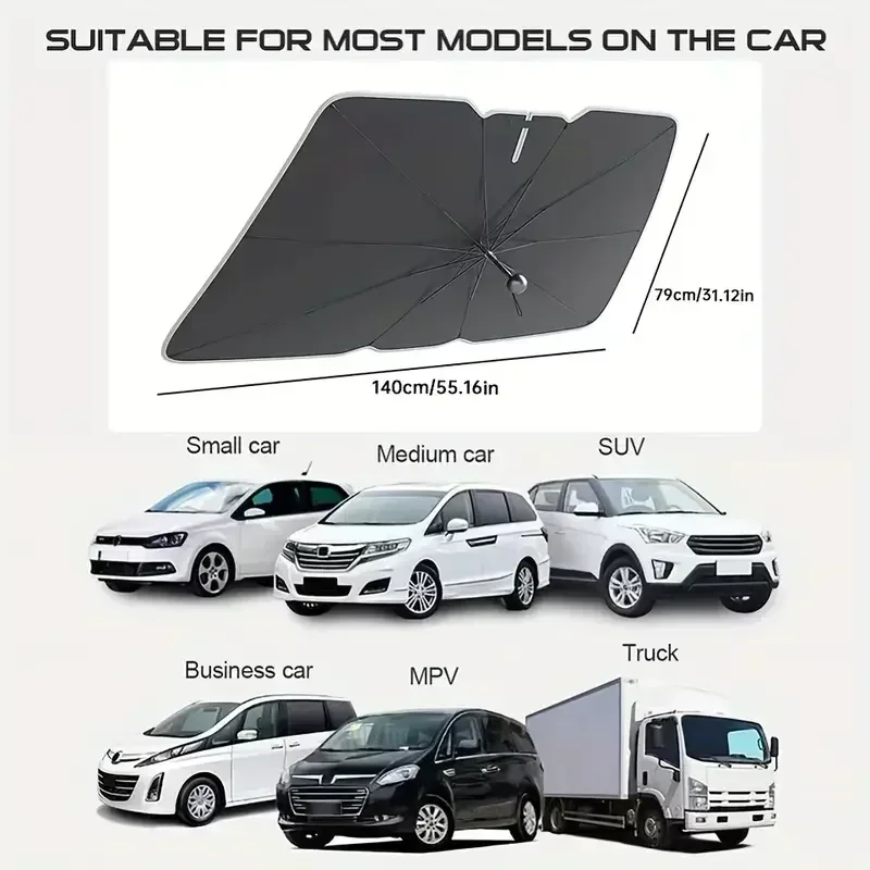 Multi Purpose Convenient Folda - Car Sunshade Windshield Umbrella Foldable review and price