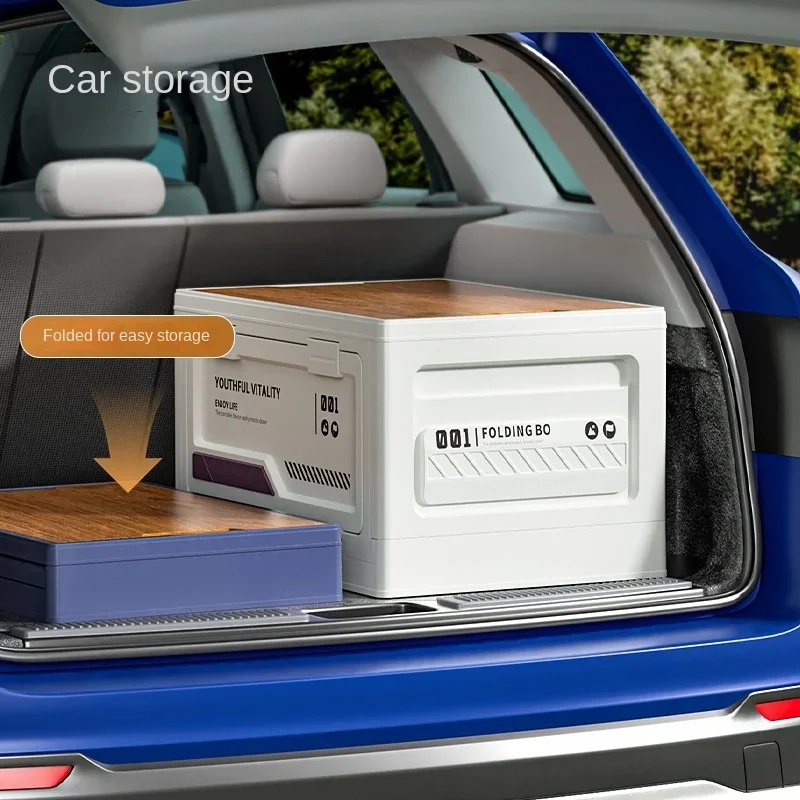 Outdoor Storage Box Camping Fo - Car Trunk Organizer Foldable Storage Box review and price