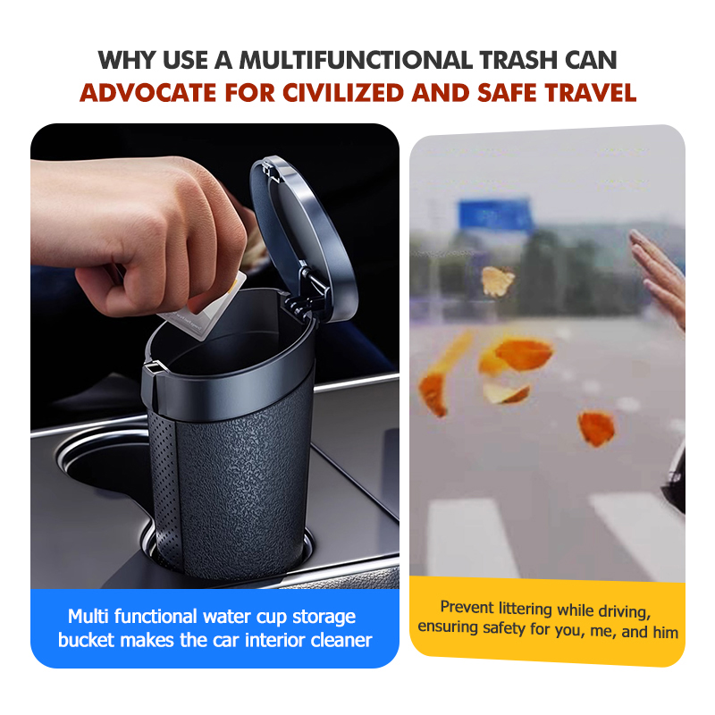 Car Trash Can Durable Waterpro - Waterproof Car Trash Can With Lid review and price