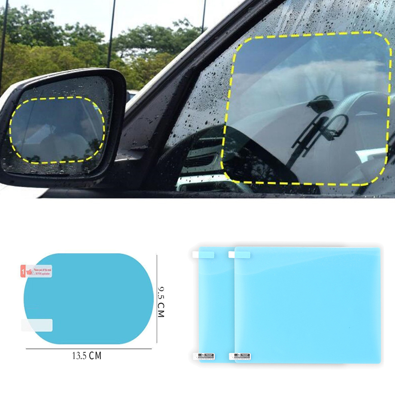 4Pcs Anti Fog Glare Rainproof  - Anti Glare Car Rearview Mirror Film review and price