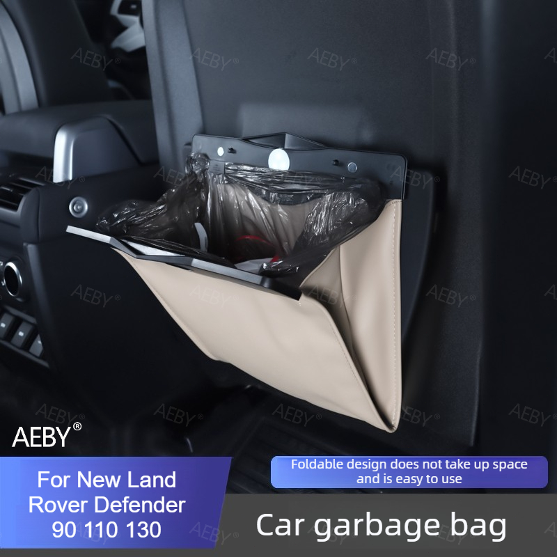 For New Land Rover Defender 90 - Waterproof Car Trash Can With Lid review and price
