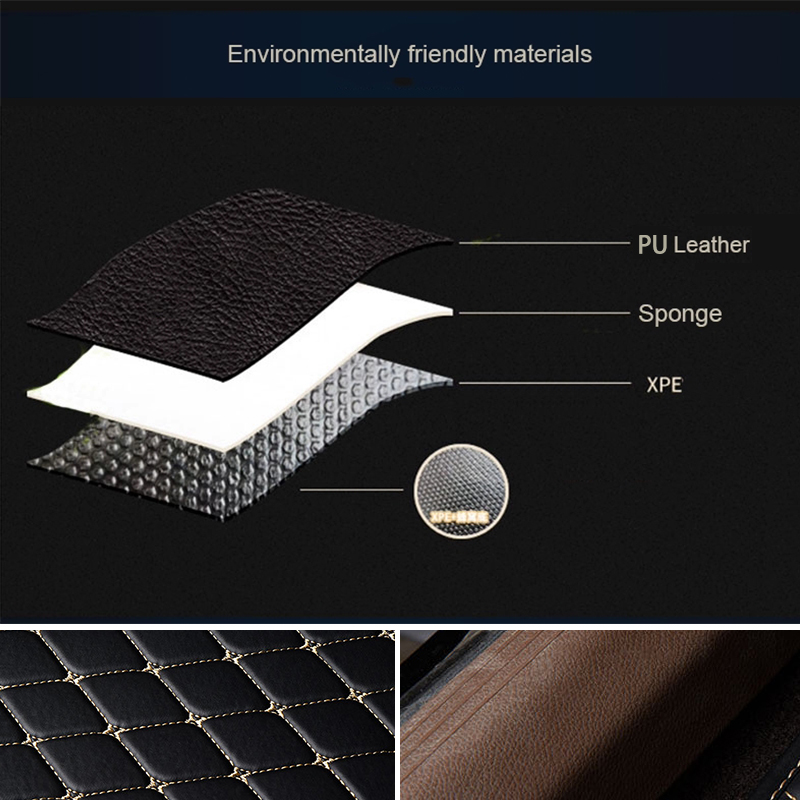 Kcimo 5Pcs Car Floor Mats PU L - Car Floor Mats Universal Waterproof Leather review and price