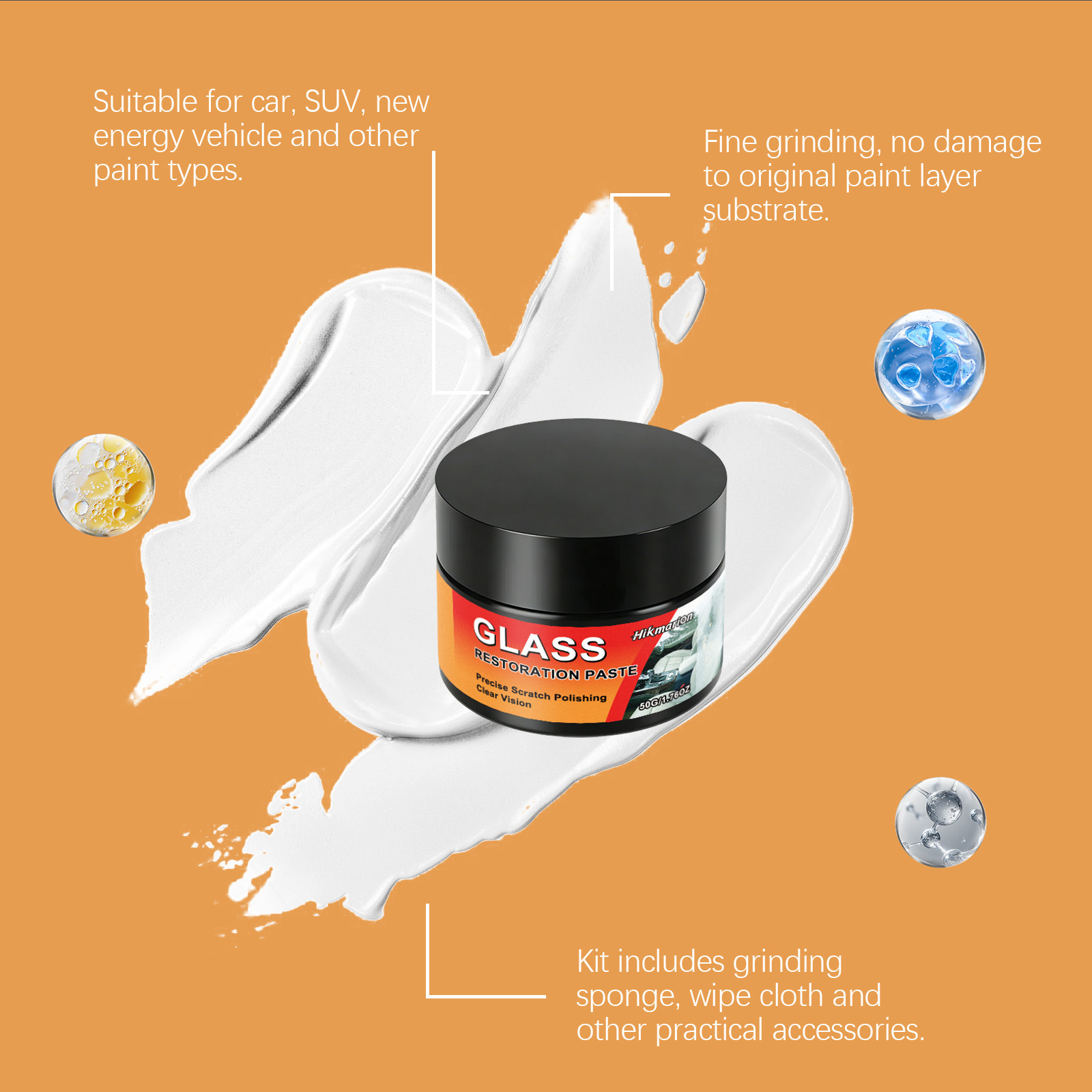 Car Glass Polishing Wax Scratc - Car Scratch Repair Polishing Wax Paste review and price