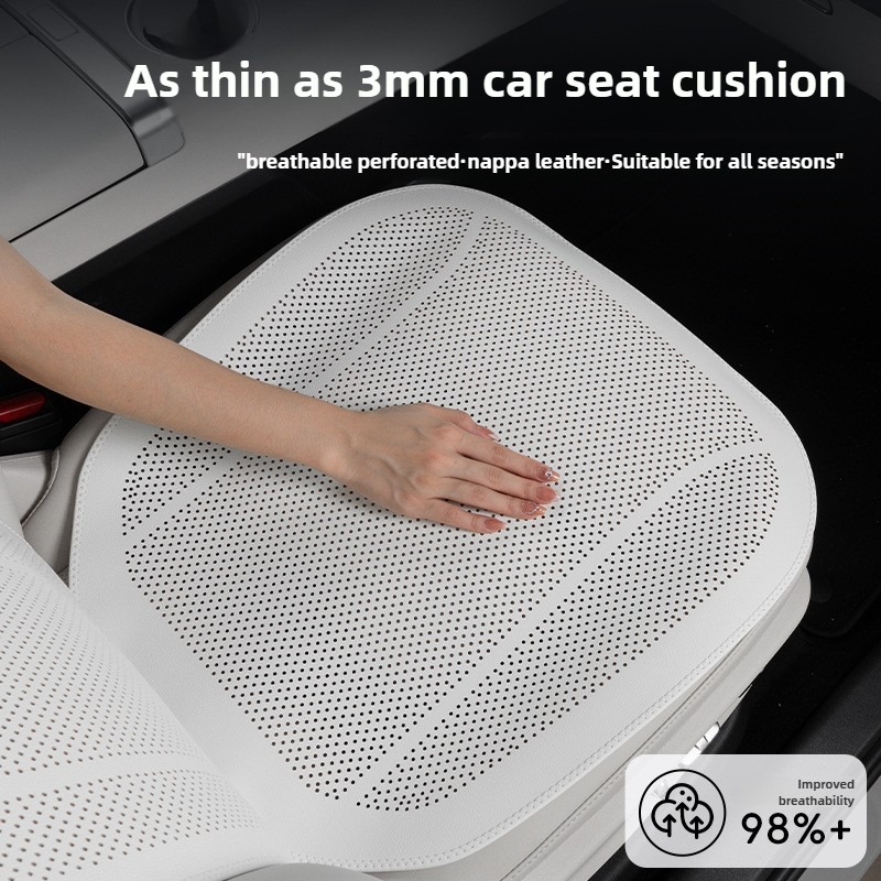 Breathable Nappa Leather Car S - Leather Car Seat Covers Full Set Universal review and price