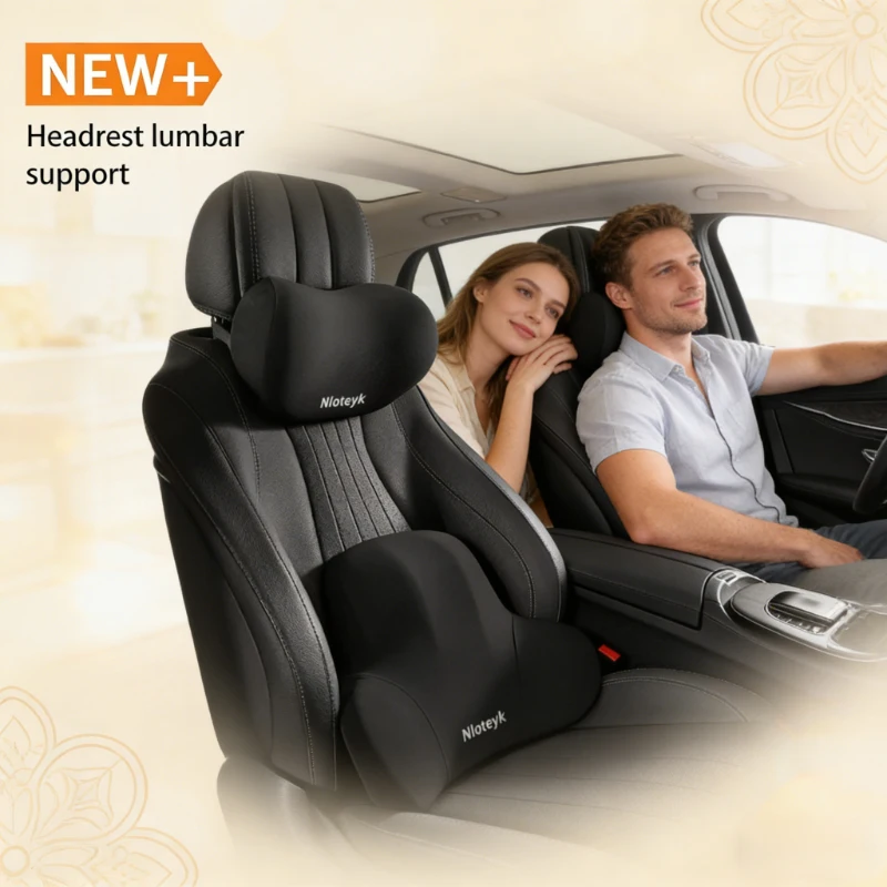 Car Memory Foam Neck Pillow &  - Memory Foam Car Neck Pillow Lumbar Support review and price