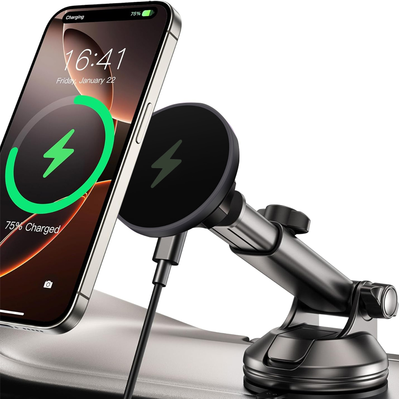 UYUXIO 15W Fast Charging Winds - Wireless Car Charger Mount Fast Charging review and price