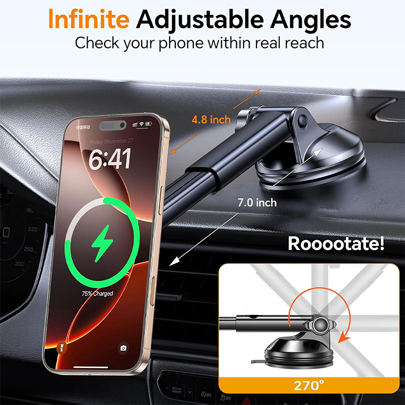 UYUXIO 15W Fast Charging Winds - Wireless Car Charger Mount Fast Charging review and price